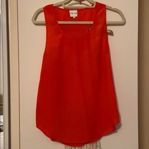 Reiss silk racer back tank